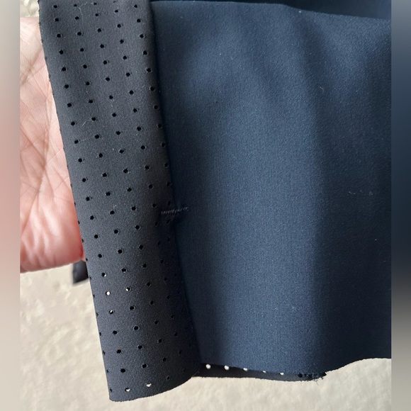 Athleta Stellar Tight Legging Black Navy Blue Colorblock Pants | L - Picture 6 of 9